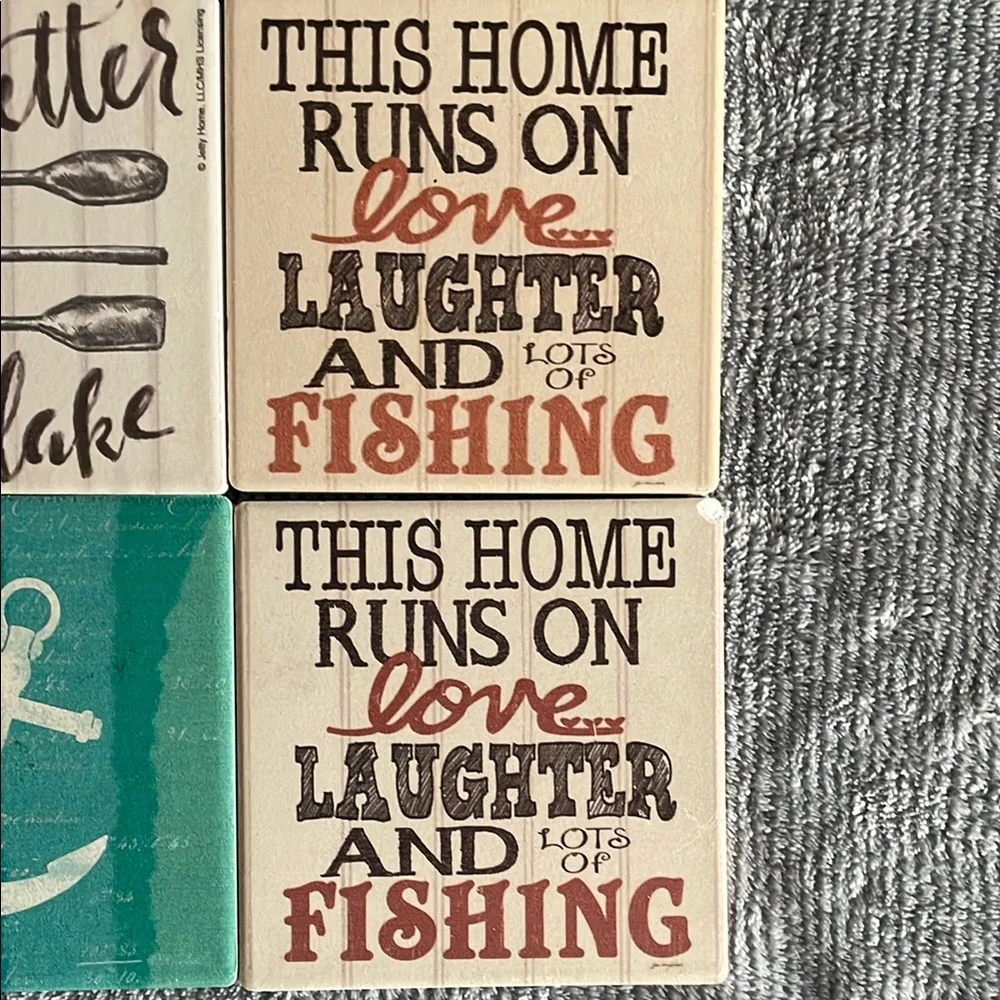 Nautical Wall Decor Set - Blue and White - Picture 4 of 7